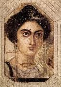 Funerary Portrait of Womane from El Fayum unknow artist